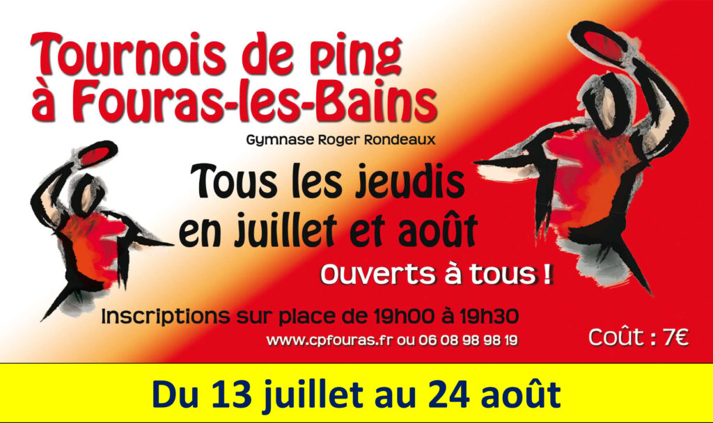 TOURNOIS D’ETE TOUT LES JEUDIS
